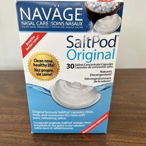 Sealed New Navage‎ SaltPod Saline Concentrate Capsules - 30 Count Exp 1/25